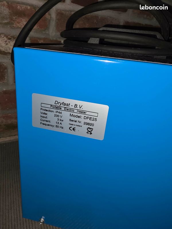 Chauffage à air pulsé électrique 3kw – Image 3